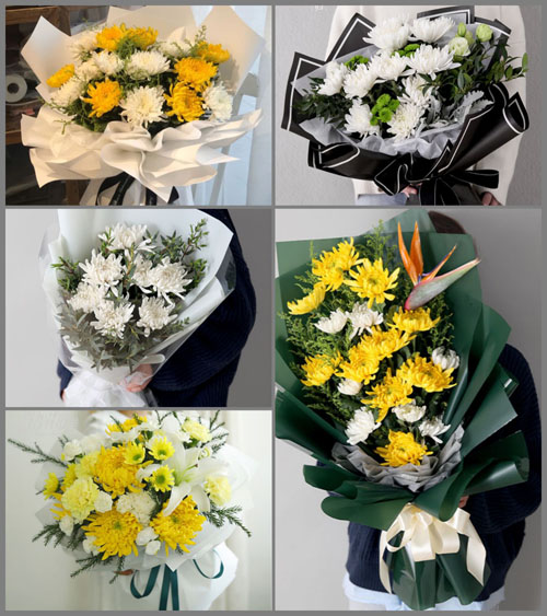 湖北随州市随县三里岗镇车佛村白事花束代送